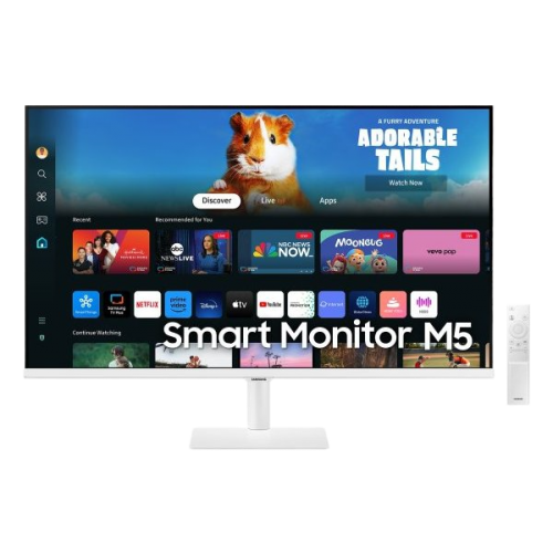 מסך חכם SAMSUNG S32 VA 4Ms FHD WIFI BT Tizen Os Speakers White