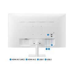 מסך חכם SAMSUNG S32 VA 4Ms FHD WIFI BT Tizen Os Speakers White