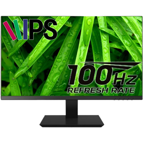 מסך Solid H2391P FHD 23.8 IPS 5Ms VGA HDMI frameless 100Hz Black