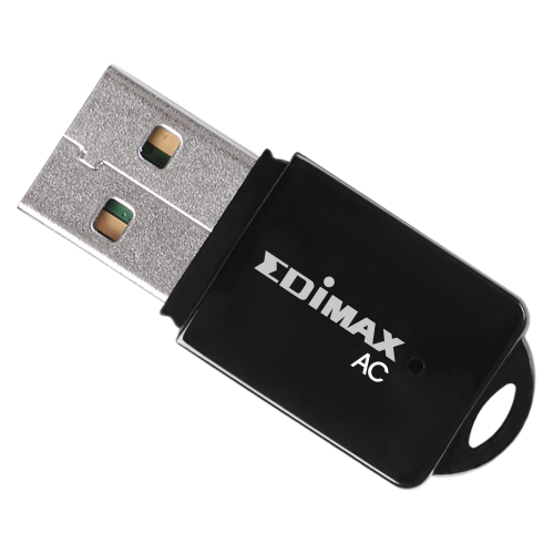 מתאם מיני USB אלחוטי כפול-פס AC600 EW-7811UTC