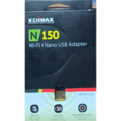 מתאם Wi-Fi ננו USB Edimax N150 150mb/s EW-7811Un