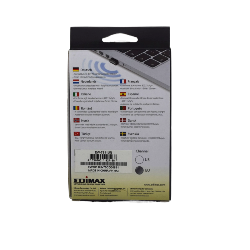 מתאם Wi-Fi ננו USB Edimax N150 150mb/s EW-7811Un
