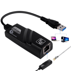 כרטיס רשת USB UA3-45-01BK, USB 3.0, 1 ג'יגה-ביט