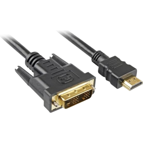 כבל מחיבור DVI לחיבור HDMI באורך 1.8 מטרים