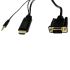 כבל HDMI ל-VGA באורך 1.8 מטר של SmartCom